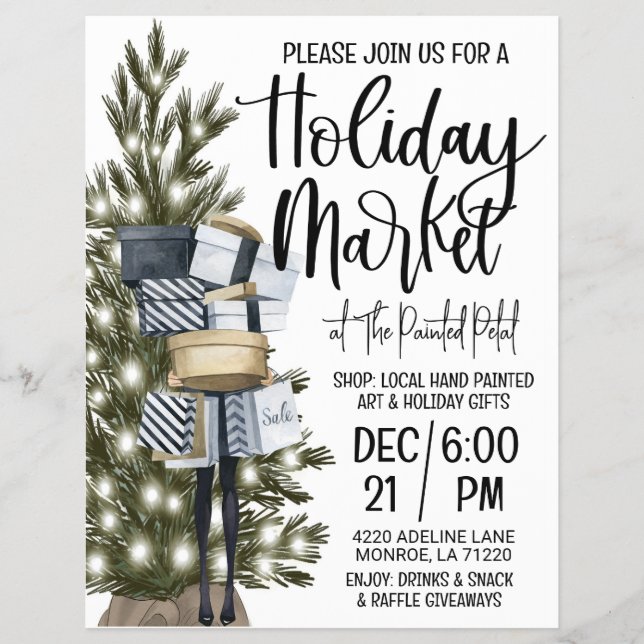 Flyer Mercado de vacaciones (Frente)