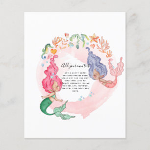 Flyer MERMAIDS personalizado