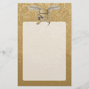 Flyer Mezclador de hormigón beige