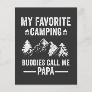 Flyer Mi camping favorito - Amigos me llaman Papá