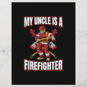Flyer Mi Tío Es Un Bombero.