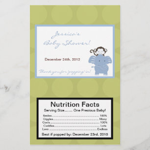 Flyer Microwave Popcorn Wraper Safari Friends