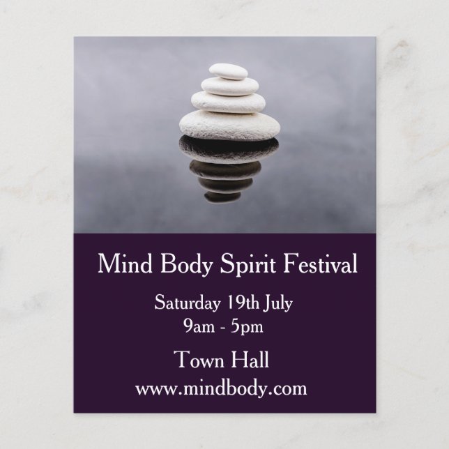Flyer Mind Body Spirit New age festival (Frente)