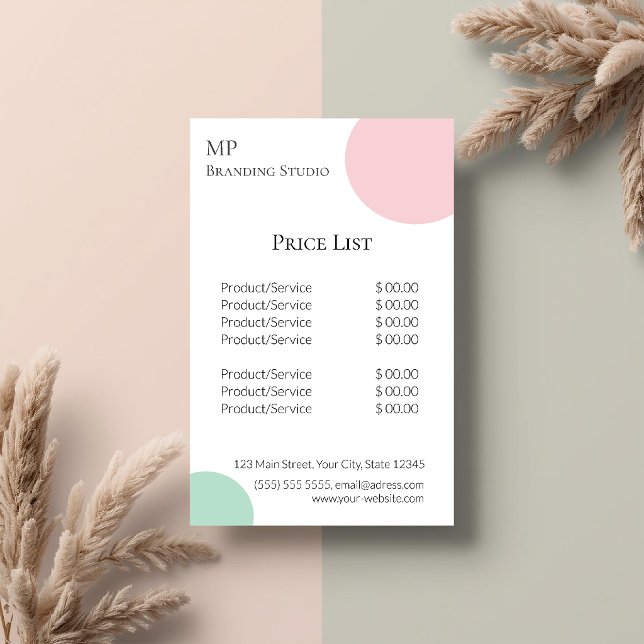 Flyer Minimalist Pastel Branding Design (Subido por el creador)