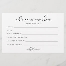 Flyer Minimalista consejo de corazón para las tarjetas d