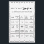 Flyer Minimalista encontrar el juego de ducha de novia b<br><div class="desc">Diseñado para coordinar con nuestra Colección de Bordes de Vieiras, este bonito minimalista encuentra el juego de ducha de novias con bingo invitado presenta un diseño clásico con un toque único: el borde de vieiras es de tipo, y seguramente le dará un toque retro a este juego. Si desea captar...</div>