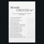Flyer Minimalista lo que dijo el novio fue un juego de d<br><div class="desc">Disfruta de tu ducha de novia con estos juegos sencillos y lindos. Consulte nuestra colección para ver más juegos de ducha de novias en el mismo estilo. Tenga en cuenta que estos juegos no son editables.</div>