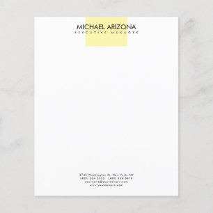 Flyer Minimalista Moderna Simple Llana
