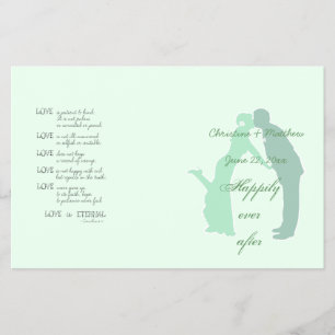 Flyer Mint Bride y Groom