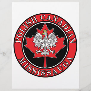 Flyer Mississauga Round Poland Canadian Leaf