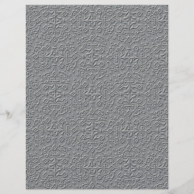 FLYER MLE METALIC SILVER GRIS GRIS GRABADO EN RELIEVE DE (Frente)