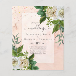 Flyer MODA BODA de Invitaciones a BLANCOS DE PRESUPUESTO