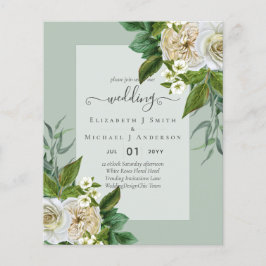 Flyer MODA BODA de Invitaciones a BLANCOS DE PRESUPUESTO