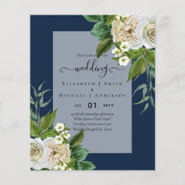 Flyer MODA BODA de Invitaciones a BLANCOS DE PRESUPUESTO