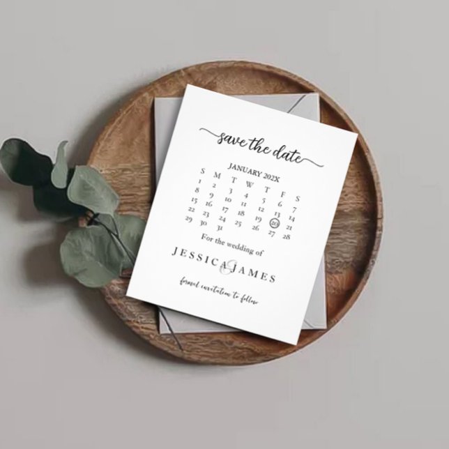 Flyer Moda de presupuesto Boda blanca y negra salva la f (Subido por el creador)