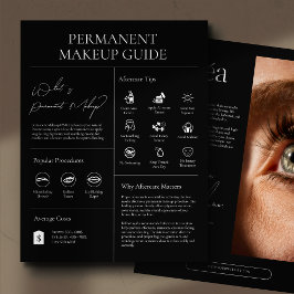 Flyer Modern Cosmetic Permanent Makeup Aftercare Guide