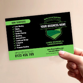 Flyer Modern Landscaping Lawn Mowing Marketing