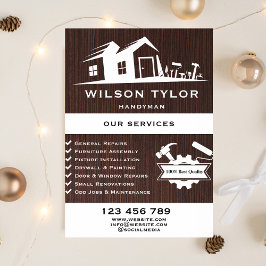 Flyer Modernas herramientas de mano de construcción Made