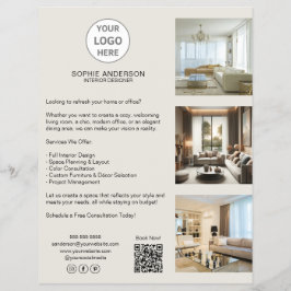 Flyer Moderno logotipo de Personalizado profesional Empr