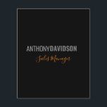 Flyer Moderno Minimalista elegante profesional Gris negr<br><div class="desc">Diseño profesional moderno y depurado.</div>