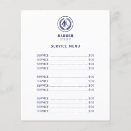 Flyer Moderno y elegante peluquería de precios de salón