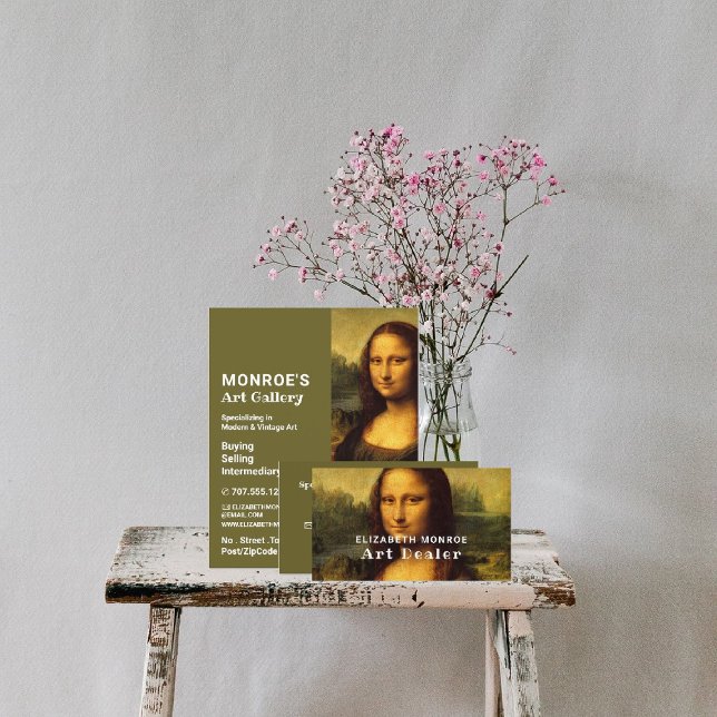 Flyer Mona Lisa, Leonardo Da Vinci, Art Dealer, Galería (Subido por el creador)