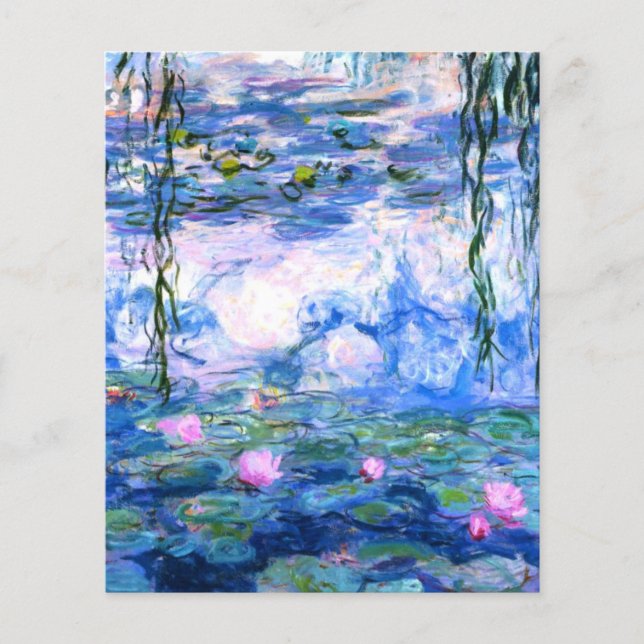 Flyer Monet Pink Water Lilies (Frente)