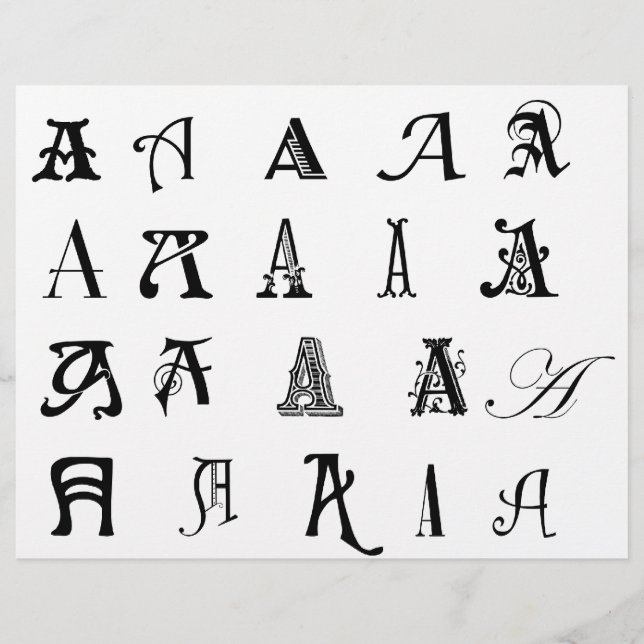 Flyer Monogram "A" (Frente)