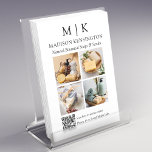 Flyer Monograma o Añadir logotipo comercial Código QR 4<br><div class="desc">Volante moderno de negocios Minimalista con 4 fotos. Blanco y negro o elige tus colores personalizados. Agregue su sitio web o dirección web de medios sociales al código de exploración QR. Permitir que los clientes utilicen el análisis para tener acceso a la información sobre sus elementos, como productos o elementos...</div>