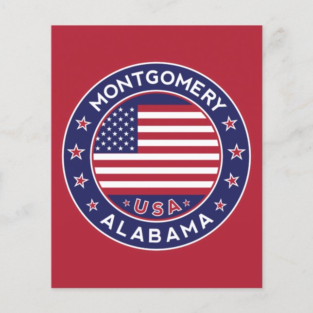 Flyer Montgomery, Alabama (Frente)