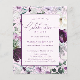 Flyer Monumento al presupuesto: Celebración de la vida c