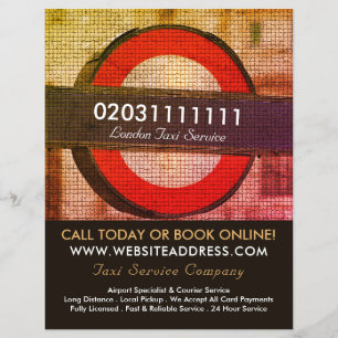 Flyer Mosaic Efecto del Mosaico en Londres Rótulo y list