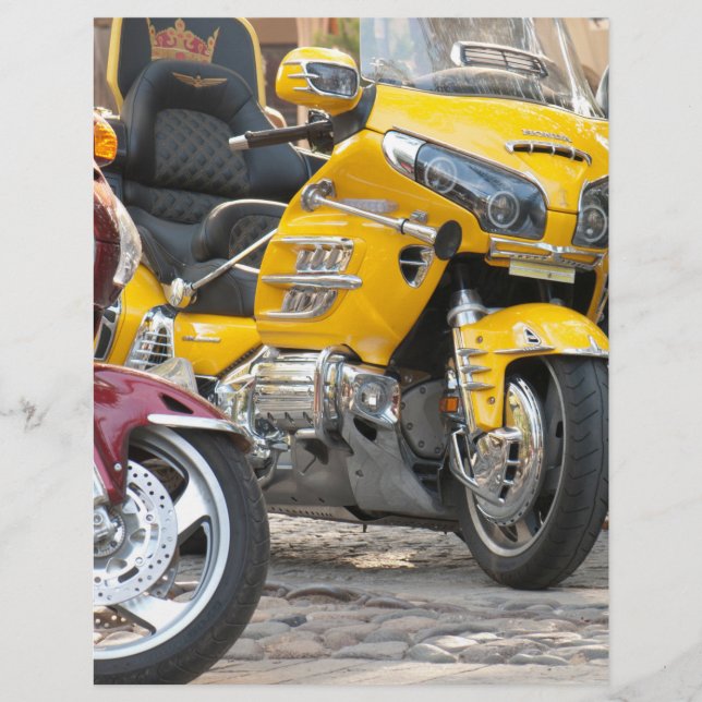 Flyer Motocicletas de lujo (Frente)