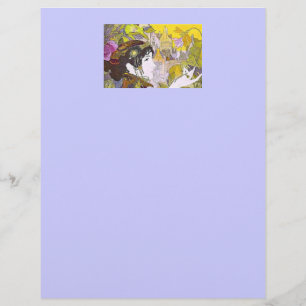 Flyer Mujer Art Nouveau