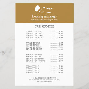 Flyer MUJER DE COBRE MASAJE CON PIEDRAS Spa del Día de B