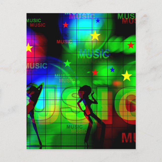 Flyer music-163256 BRIGHT NEON LIGHTS COLORS MÚSICA DANC (Frente)