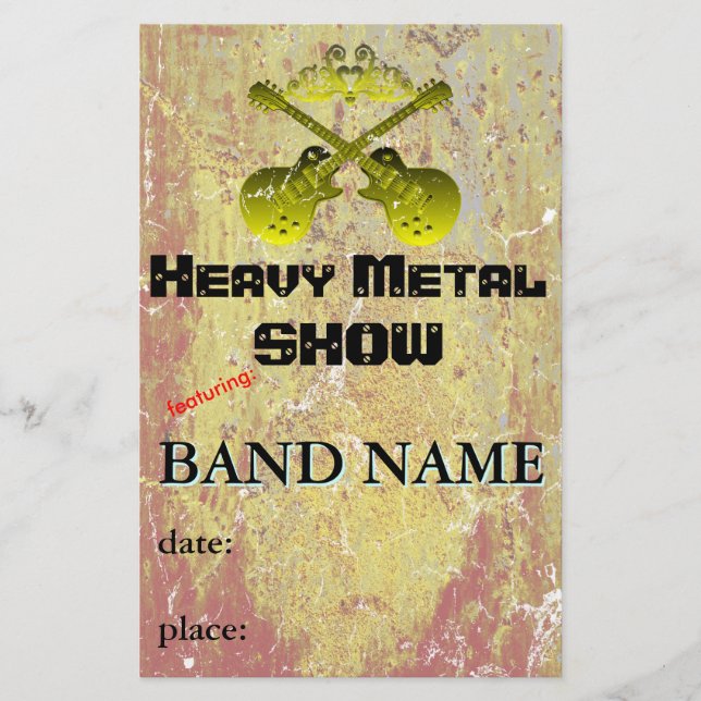 Flyer Music Show or Band (Frente)
