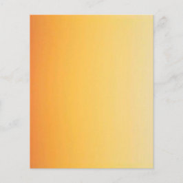 Flyer Naranja AMARILLO GRADIENTE PLANTILLA DE FONDO CUST