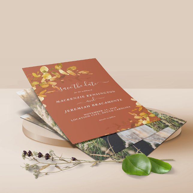 Flyer Naranja Quemado de Presupuesto Foto Botánica Guard (Subido por el creador)