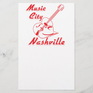 Flyer Nashville. Ciudad de la música