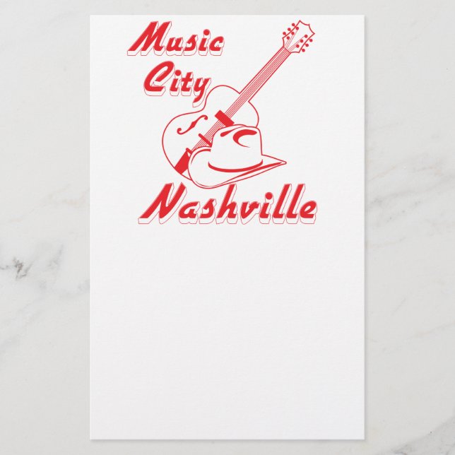 Flyer Nashville. Ciudad de la música (Frente)