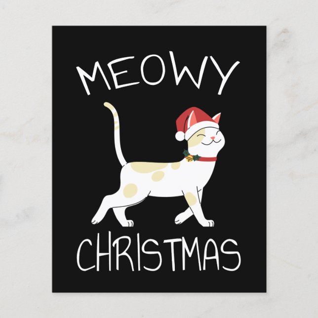 Flyer Navidad Meowy - Divertida Navidad 2022   (Frente)