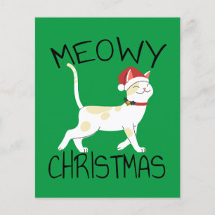 Flyer Navidad Meowy - Navidad Divertida