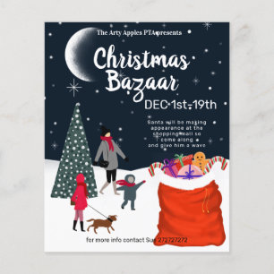 Flyer navidades Bazaar Ven a ver el coche de juguetes Sa