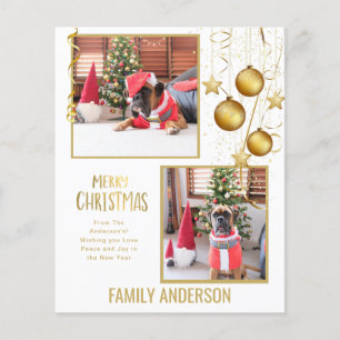 Flyer NAVIDADES de FOTOGRAFÍA PRESUPUESTARIA o Tarjeta d