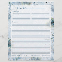 Flyer Navidades de invierno insertos de binder recetario