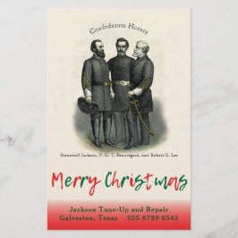 Flyer Navidades generales confederados