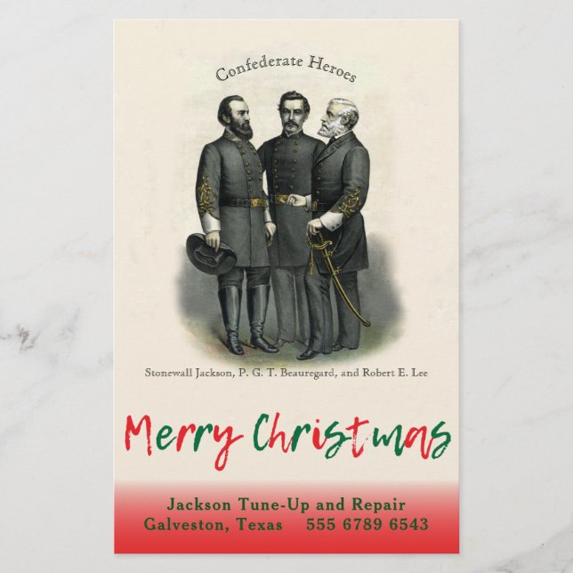 Flyer Navidades generales confederados (Frente)