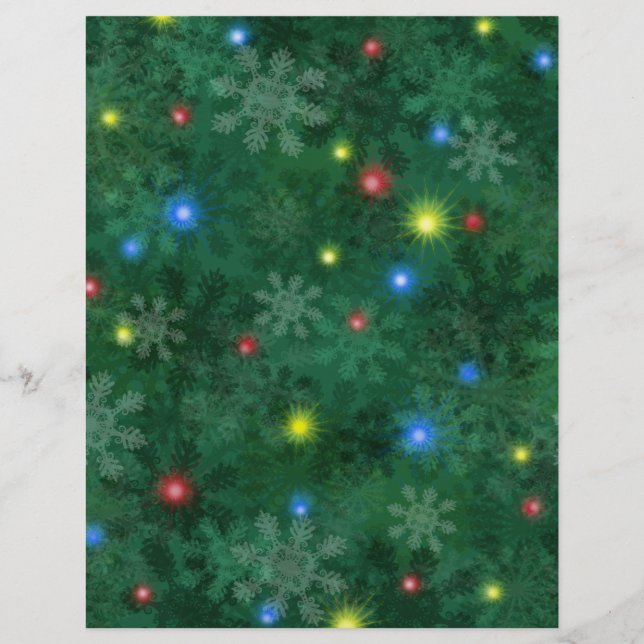 Flyer Navidades Luces de Nieve (Frente)