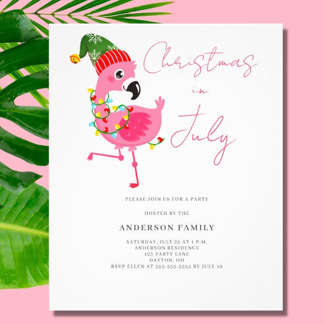 Flyer Navidades Presupuestarios En Julio Invitación Del  (Subido por el creador)